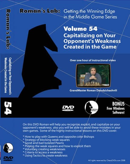 Roman's Lab 111: Instructional Games in the Queen's Gambit - Chess Opening  Video DVD