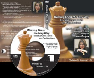 Master the French by Susan Polgar – 3 Part Chess DVD Series Vol 11 12 13 +  BONUS